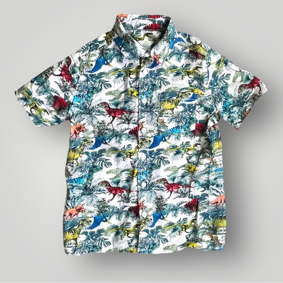 365 Kids Other - 🟢5/$25  365 Kids Dinosaur Button-Down Shirt Garanimals